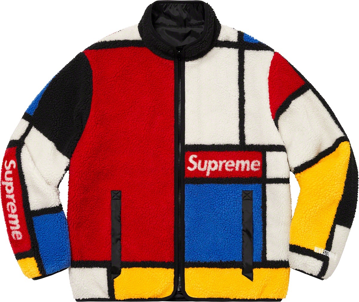 Reversible Colorblocked Fleece Jacket view 10